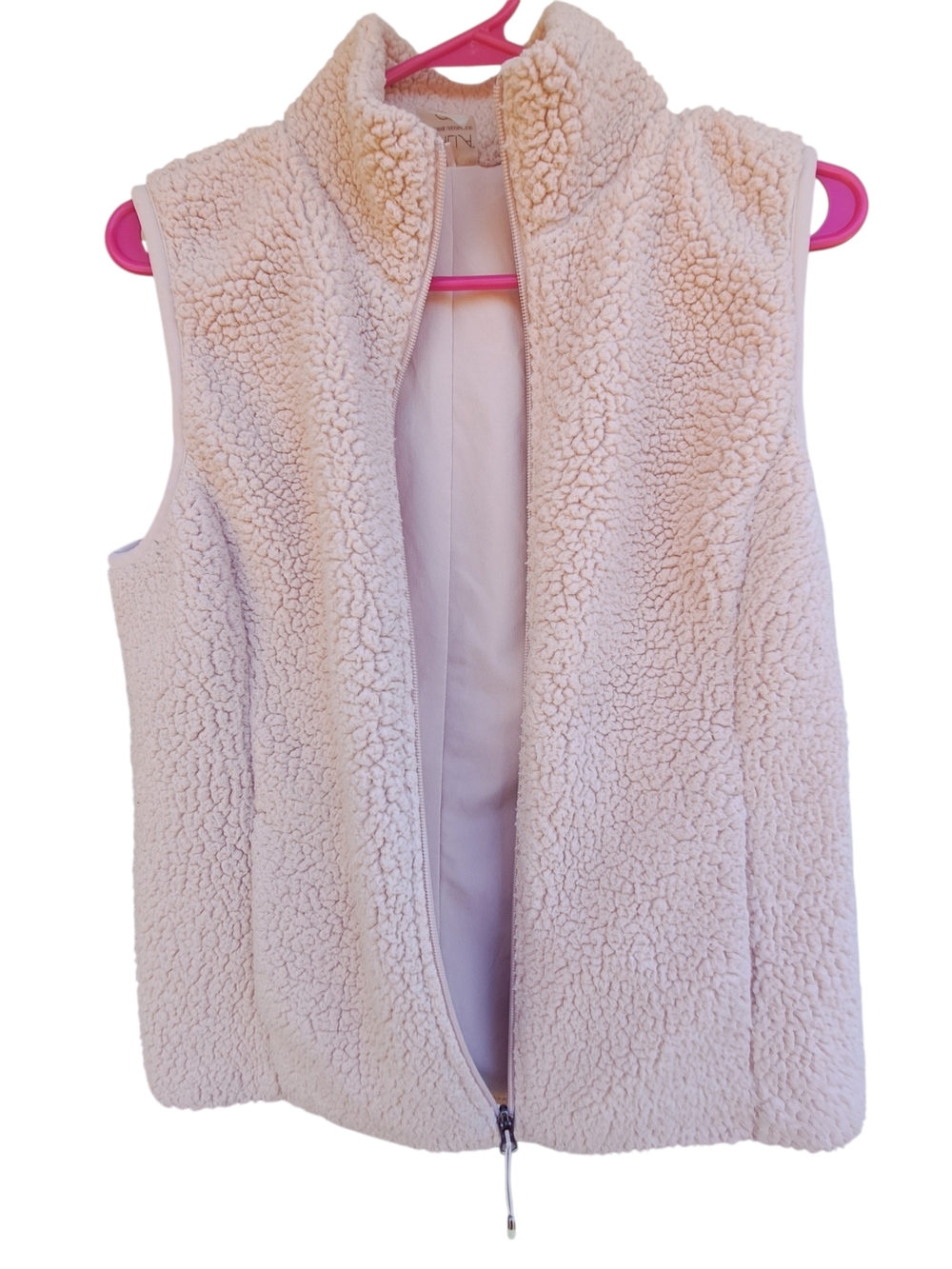 Calia by Carrie Underwood Sherpa Fleece Medium Women's Full Zip Vest/Jacket